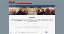 Desktop Screenshot of ceilicommunity.net
